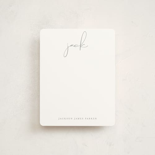 This is a smoke kids thank you cards notes with standard by Lehan Veenker called just me printing on signature in standard
