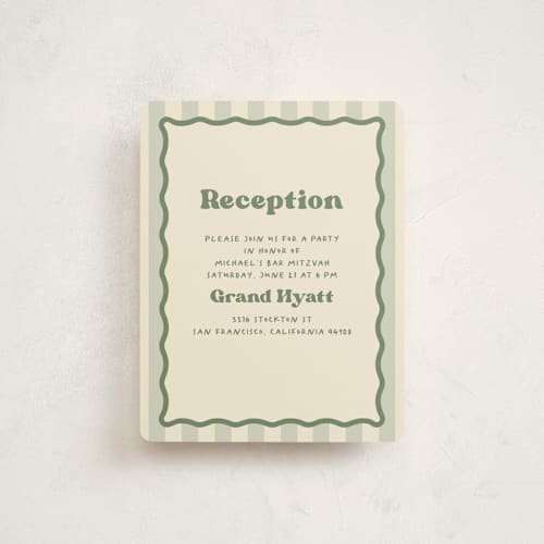 This is a sage bar mitzvah bat mitzvah invitations with standard by Creo Study called camp mitzvah printing on signature in standard