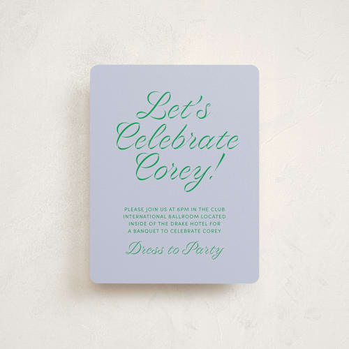 This is a verdant bar mitzvah bat mitzvah invitations with standard by Inkblot Design called torah tribute printing on signature in standard