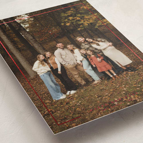 This is a mulled wine foil pressed holiday cards with foil pressed by Adelyn T. called thin marker printing on recycled smooth signature in standard