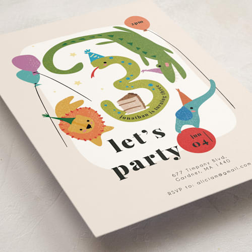 This is a sand kids birthday invitations with standard by samovilka called ppparty printing on signature in standard