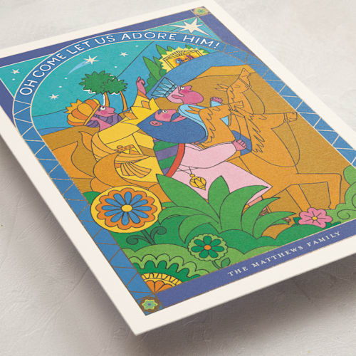This is a azure met with foil pressed by Morgan Ramberg called a starlit journey printing on signature in standard