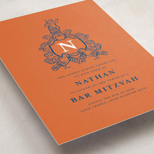 This is a baseball bar mitzvah bat mitzvah invitations with standard by mo kelley called nyc printing on signature in standard