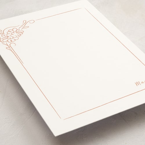 This is a berry personalized stationery thank you cards with standard by Mahsa Majidy called marta printing on signature in 5x7