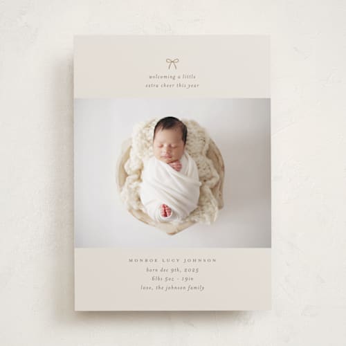 This is a latte babys first christmas with standard by Carolyn Nicks called our precious gift printing on recycled smooth signature in standard