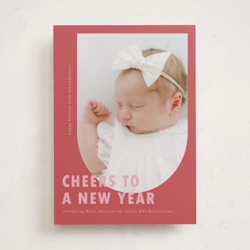 This is a apple babys first christmas with standard by Deynaaz Daraei called viola printing on recycled smooth signature in standard