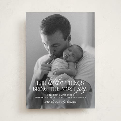 This is a frost babys first christmas with standard by Karen Glenn called little things printing on recycled smooth signature in standard