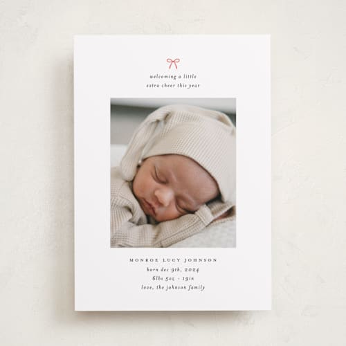 This is a candy cane babys first christmas with standard by Carolyn Nicks called our precious gift printing on recycled smooth signature in standard