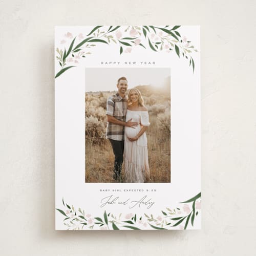 This is a snow babys first christmas with standard by Erin L. Wilson called aurelia printing on recycled smooth signature in standard
