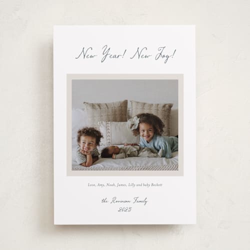 This is a denim babys first christmas with standard by Ani Somi called simple things printing on recycled smooth signature in standard