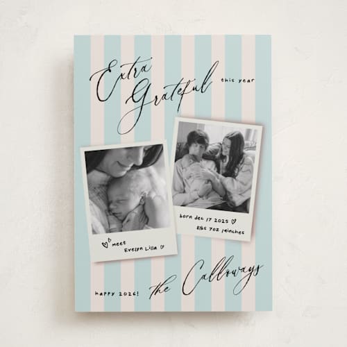 This is a mint babys first christmas with standard by Vivian Yiwing called extra printing on recycled smooth signature in standard