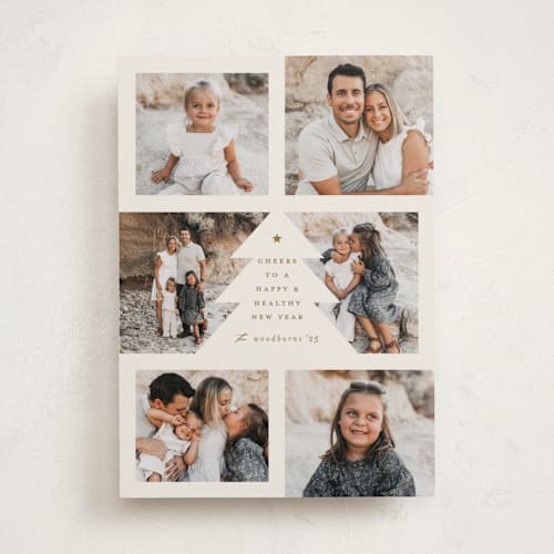 This is a eggnog photo christmas cards with standard by Erica Krystek called bountiful joy printing on recycled smooth signature in standard