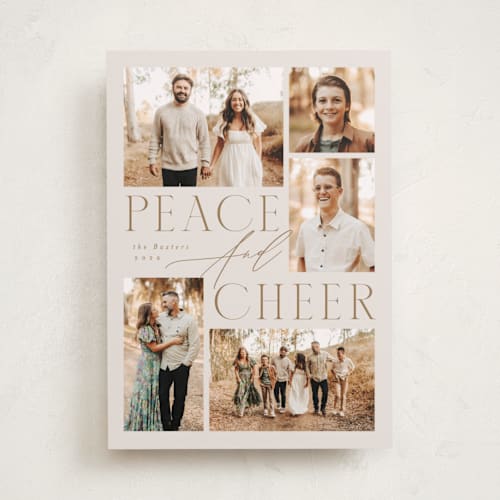 This is a sugar cookie photo christmas cards with standard by Everett Paper Goods called compose printing on recycled smooth signature in standard