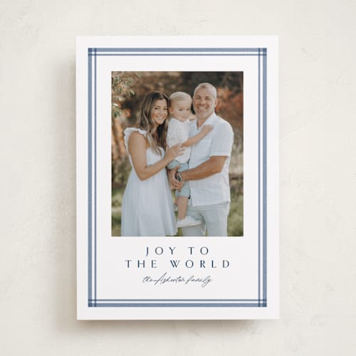 This is a sea photo christmas cards with standard by Lea Delaveris called trim printing on recycled smooth signature in standard