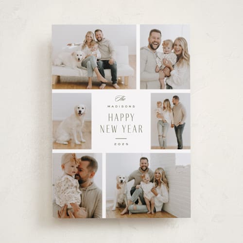 This is a balsam photo christmas cards with standard by Kristie Kern called fenway printing on recycled smooth signature in standard