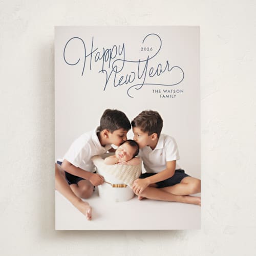 This is a marine photo christmas cards with standard by Lauren Chism called up top printing on recycled smooth signature in standard