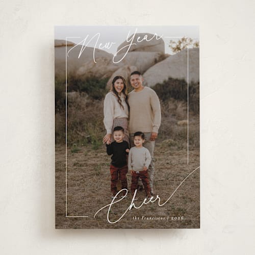 This is a snow photo christmas cards with standard by Nicoletta Savod called sophisticate printing on recycled smooth signature in standard