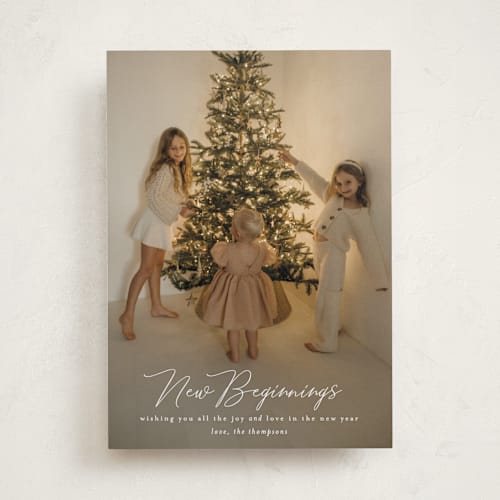 This is a frost photo christmas cards with standard by Heather Schertzer called this is christmas printing on recycled smooth signature in standard