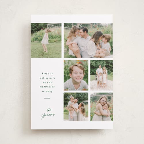 This is a fir photo christmas cards with standard by Creo Study called faith multiplied printing on recycled smooth signature in standard