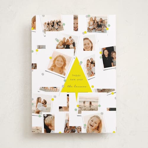 This is a corn photo christmas cards with standard by fatfatin called family tree printing on recycled smooth signature in standard