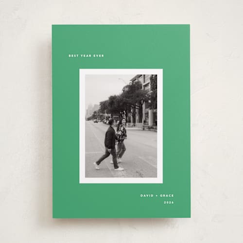 This is a elf shoes photo christmas cards with standard by Brandy Folse called bright greetings printing on recycled smooth signature in standard