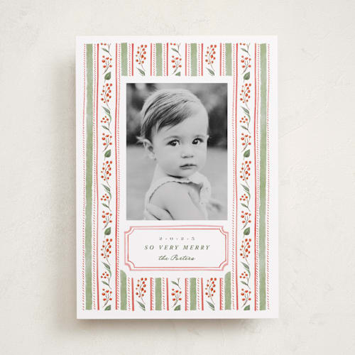 This is a olive photo christmas cards with standard by Anastasia Makarova called cozy mood printing on recycled smooth signature in standard