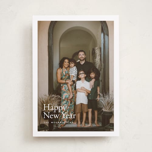 This is a frost photo christmas cards with standard by chocomocacino called vinaterta printing on recycled smooth signature in standard