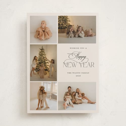 This is a eggnog photo christmas cards with standard by Benita Crandall called yuletide printing on recycled smooth signature in standard
