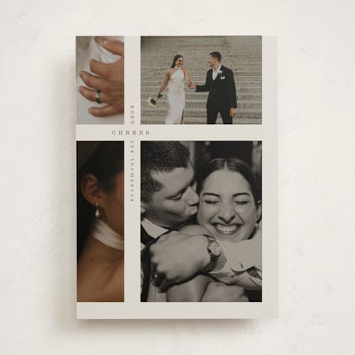 This is a cream photo christmas cards with standard by Anastasia Makarova called extra details printing on recycled smooth signature in standard