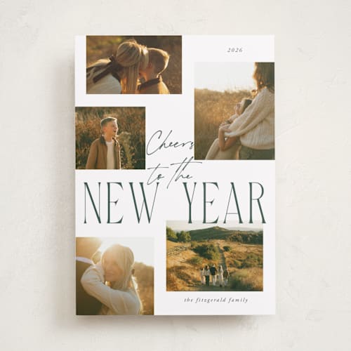 This is a forest photo christmas cards with standard by Jackie Crawford called five top printing on recycled smooth signature in standard