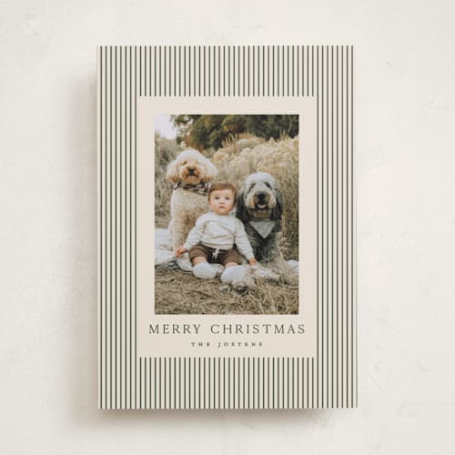 This is a balsam photo christmas cards with standard by Kristie Kern called the prep printing on recycled smooth signature in standard
