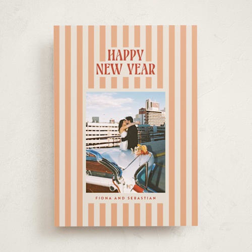 This is a gumdrop photo christmas cards with standard by Ekko Studio called bold & bright printing on recycled smooth signature in standard