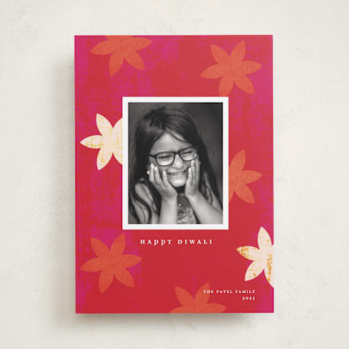 This is a rich diwali cards with standard by Sumak Studio called colorful diwali printing on recycled smooth signature in standard