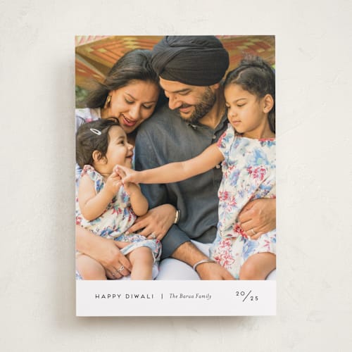 This is a onyx diwali cards with standard by Genna Blackburn called minute printing on recycled smooth signature in standard