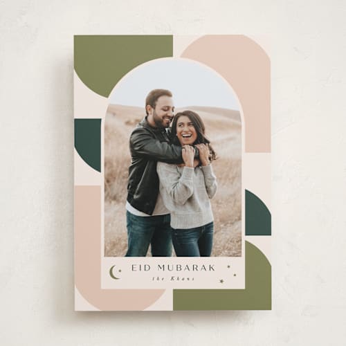 This is a garden eid cards with standard by Brandy Folse called blessed celebration printing on recycled smooth signature in standard