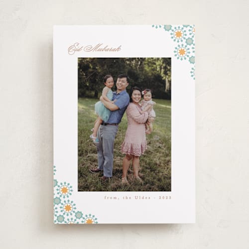 This is a neel eid cards with standard by Creo Study called patterned printing on recycled smooth signature in standard