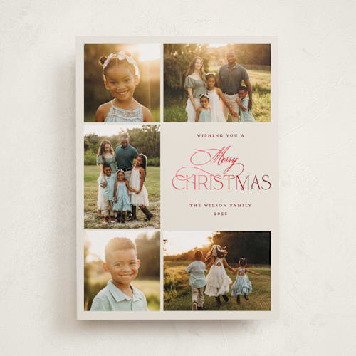 This is a mulled wine foil pressed holiday cards with foil pressed by Benita Crandall called yuletide printing on recycled smooth signature in standard
