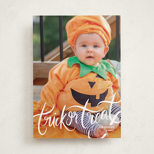 This is a ghost halloween party invitations cards by Pixel and Hank called good times printing on recycled smooth signature in standard