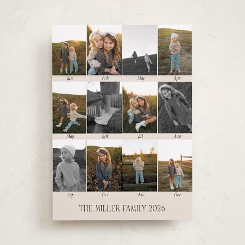 This is a latte new year photo cards with standard by Morgan Kendall called collective printing on recycled smooth signature in standard