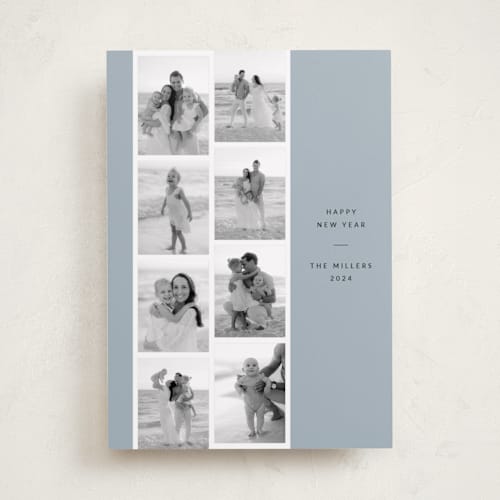 This is a cool new year photo cards with standard by Sumak Studio called sequence printing on recycled smooth signature in standard