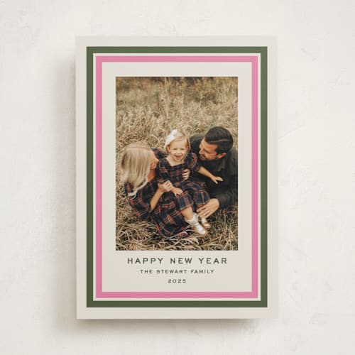 This is a gumdrop holiday photo cards with standard by Megan Davis called hudson printing on recycled smooth signature in standard