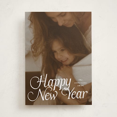 This is a snow holiday photo cards with standard by Tamara Hilje called cookies printing on recycled smooth signature in standard