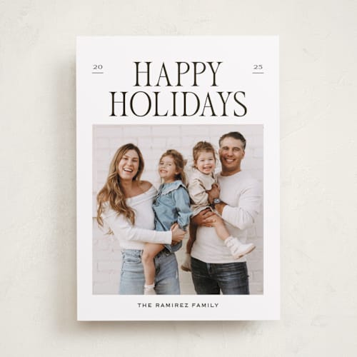 This is a ink holiday photo cards with standard by chocomocacino called ladotyri printing on recycled smooth signature in standard