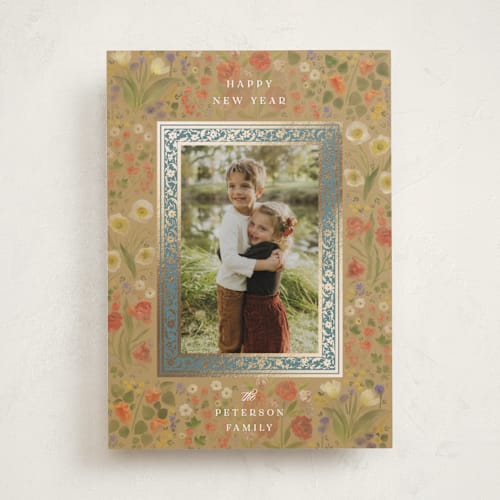 This is a caramel met with foil pressed by Robert and Stella called pardis printing on recycled smooth signature in standard