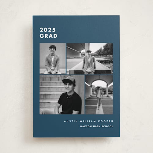 This is a lake graduation announcements with standard by Olivia Raufman called fourth quarter printing on recycled smooth signature in standard
