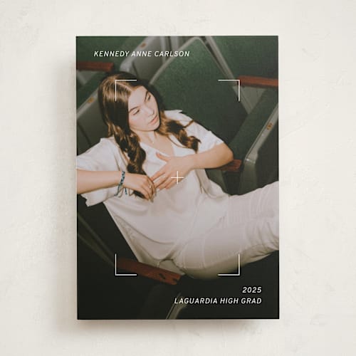 This is a cloud graduation announcements with standard by Meggy Masters called focus printing on recycled smooth signature in standard