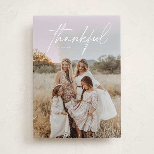 This is a marshmallow thanksgiving cards invitations with standard by Alexandra Cohn called noted printing on recycled smooth signature in standard