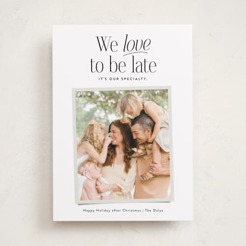 This is a midnight valentines day with standard by Jackie Crawford called love to be late printing on recycled smooth signature in standard