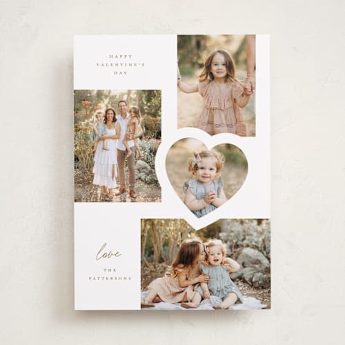 This is a marshmallow valentines day with standard by Angela Garrick called love times 4 printing on recycled smooth signature in standard