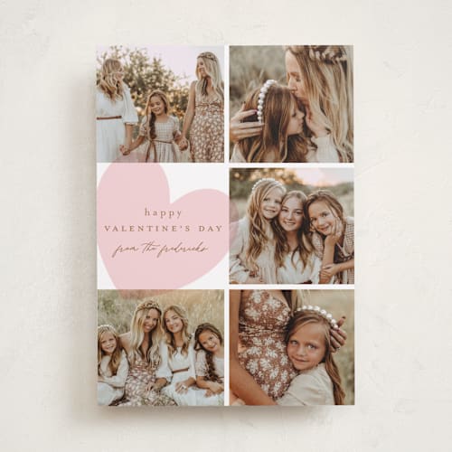 This is a tulip valentines day with standard by Jackie Crawford called heart grid printing on recycled smooth signature in standard